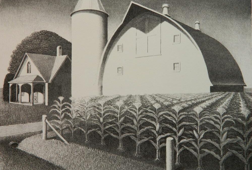 Lithographs by Grant Wood